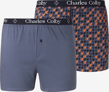 Charles Colby Boxershorts ' Lord Keyan ' in Blauw: voorkant