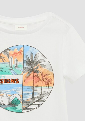 s.Oliver Shirt in Wit