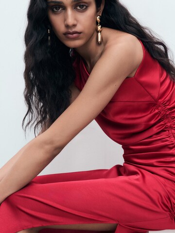 MANGO Evening Dress 'Safron' in Red