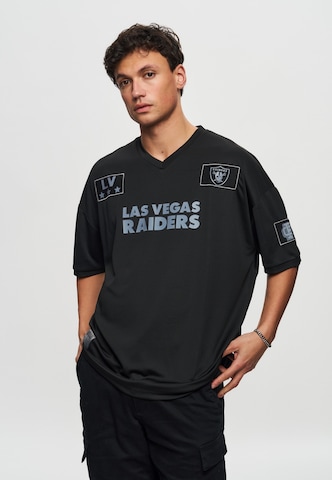 Recovered Shirt 'NFL Raiders LV 20 Oversized' in Black