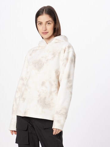 Calvin Klein Jeans Sweatshirt 'TIE DYE' i beige: framsida