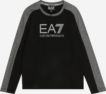 EA7 Emporio Armani Shirt in Black: front