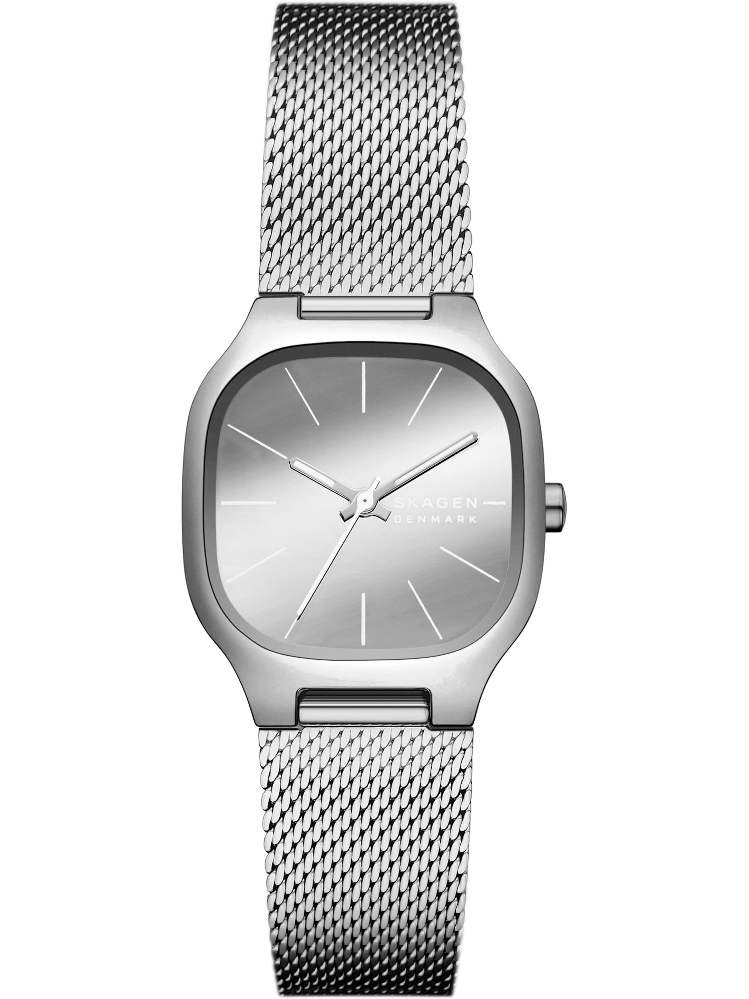 SKAGEN Uhr in Silber: Vorderseite