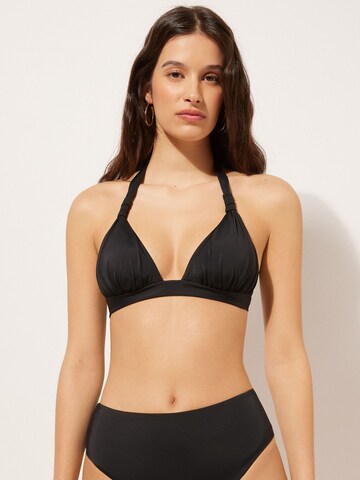 CALZEDONIA Triangel BIKINI OBERTEILE in Schwarz: Vorderseite
