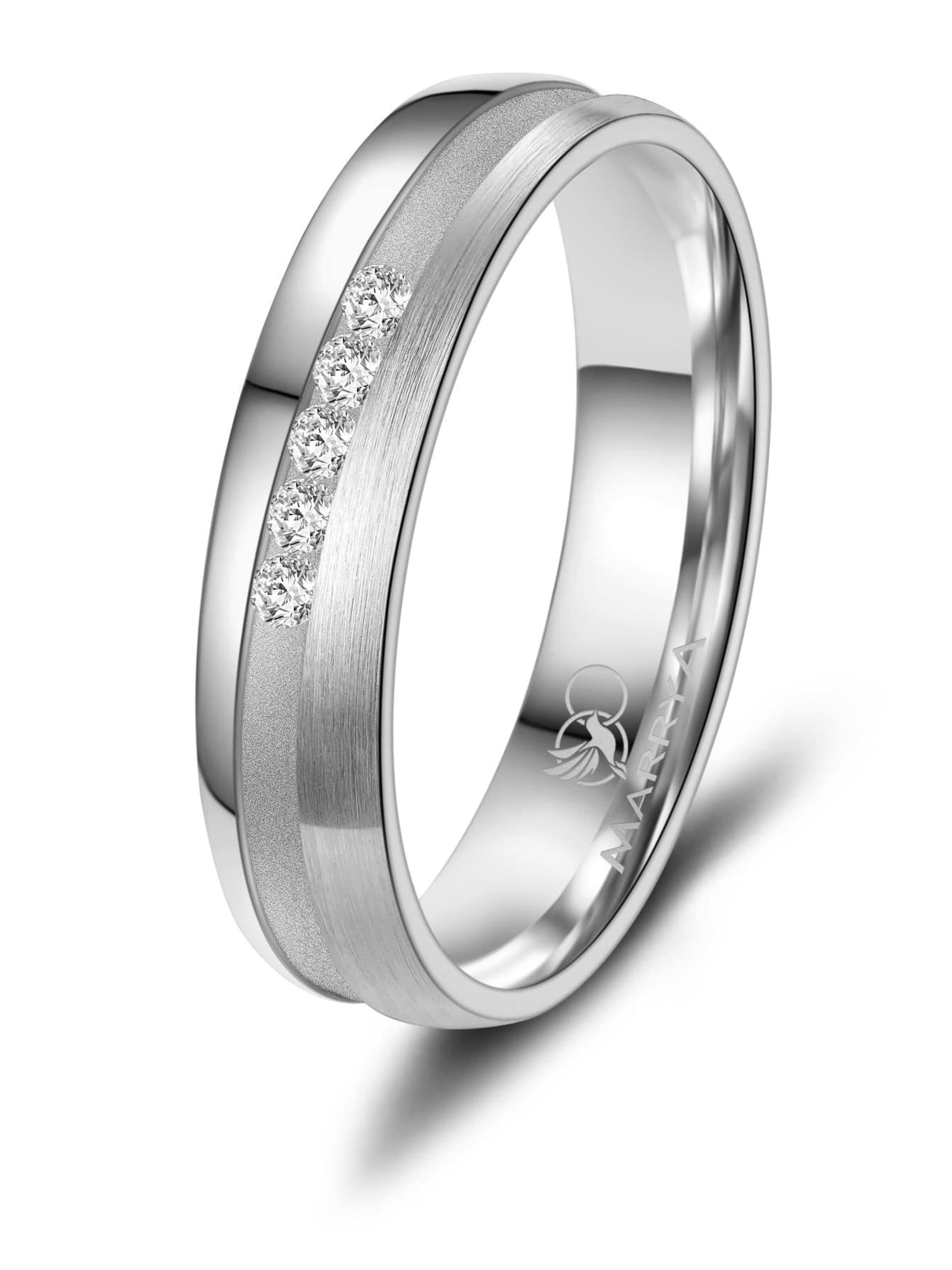 MARRYA - Anillo 'MARRYA SI-15 Ehering aus Silber' en plata: frente