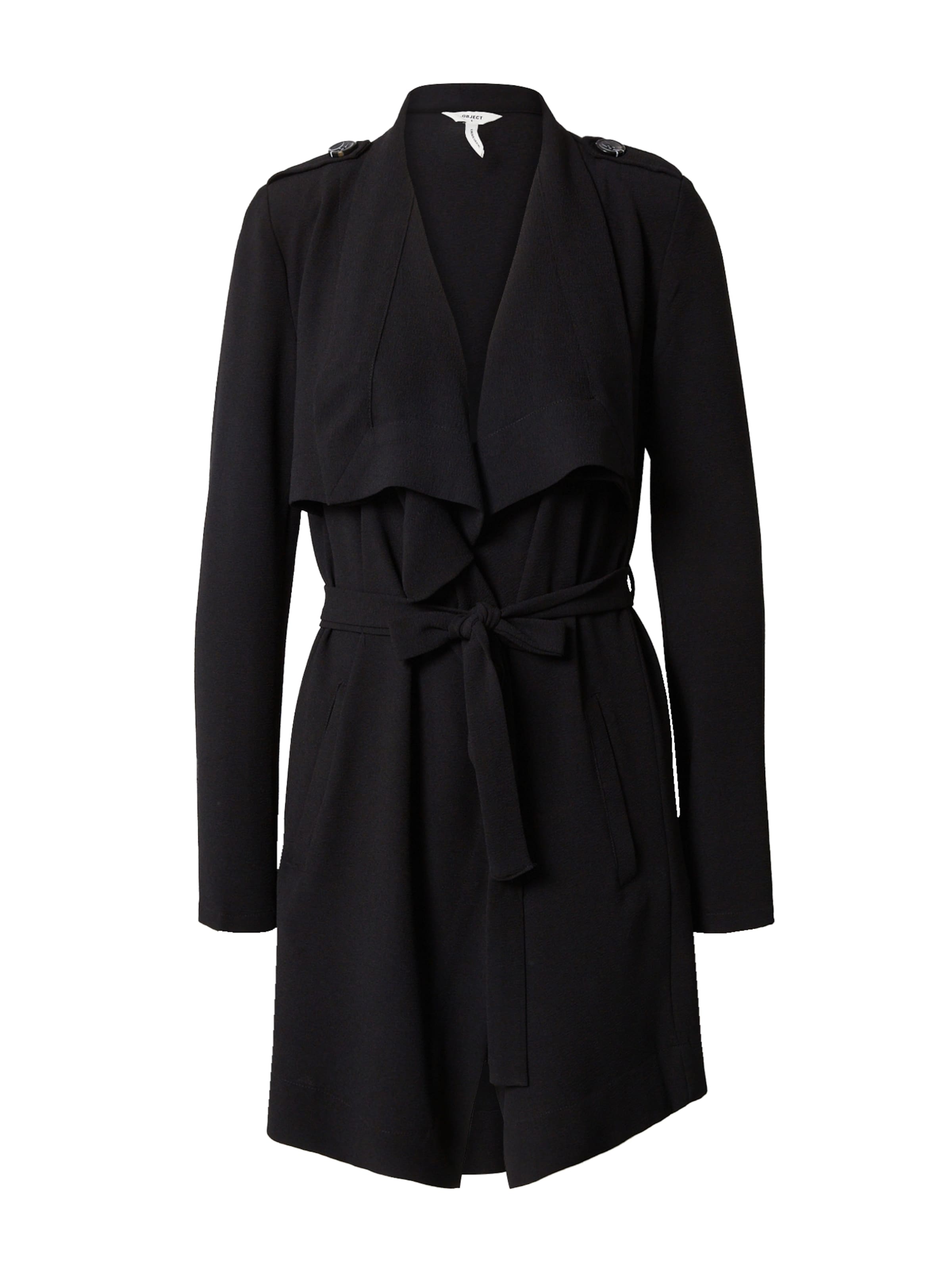 OBJECT Tussenmantel 'OBJAnnlee' in Zwart: voorkant