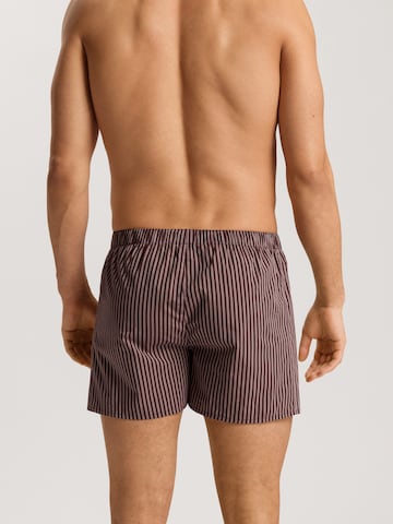 Hanro Boxershorts ' Fancy Woven ' in Rood