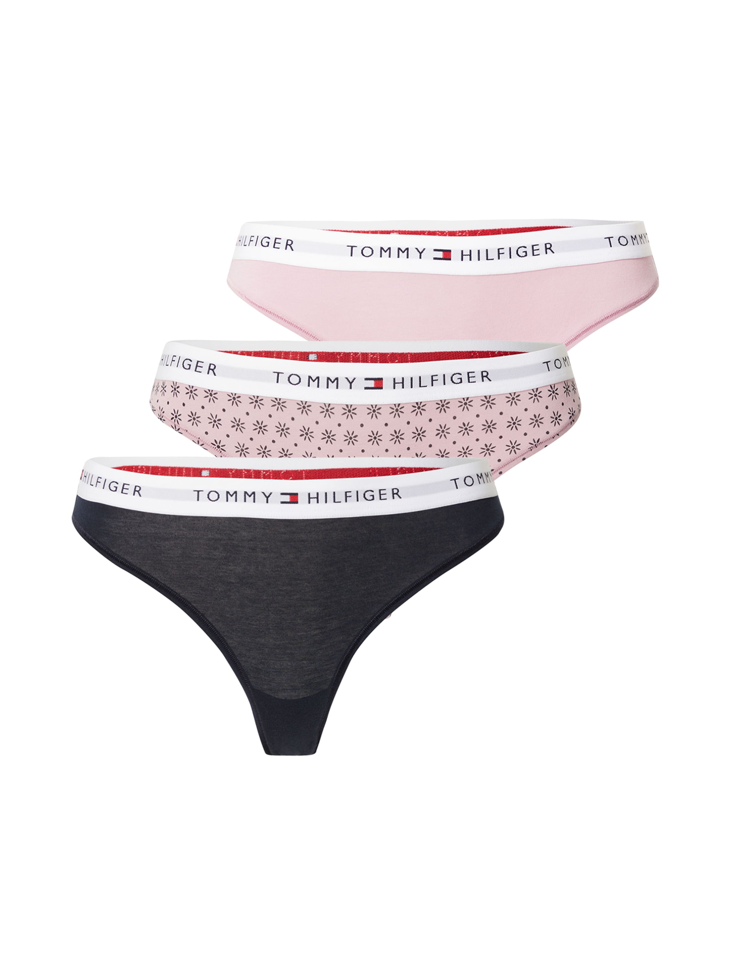 rozā Tommy Hilfiger Underwear Stringu biksītes: no priekšpuses
