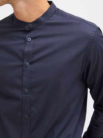 Casual Friday Regular fit Overhemd ' Aton ' in Blauw