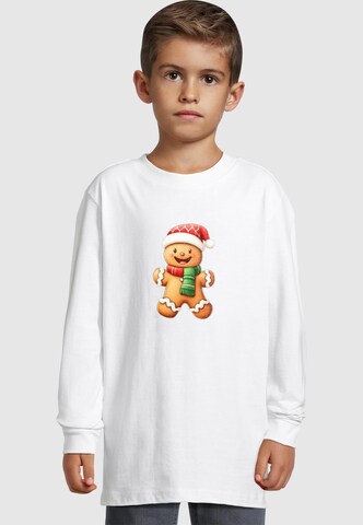 Merchcode Shirt 'Christmas Ginger' in Weiß: Vorderseite