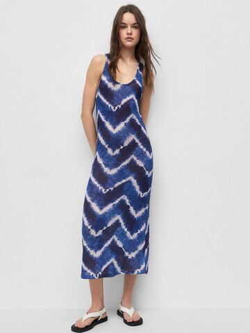 Pull&Bear Summer Dress in Blue: front