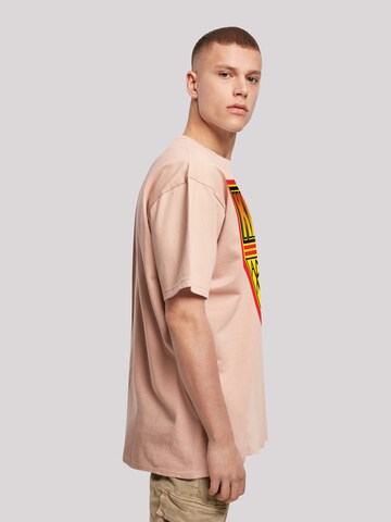 T-Shirt 'Kiss Army Logo' F4NT4STIC en beige