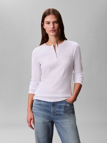 Calvin Klein Jeans Tričko - Biela: predná strana