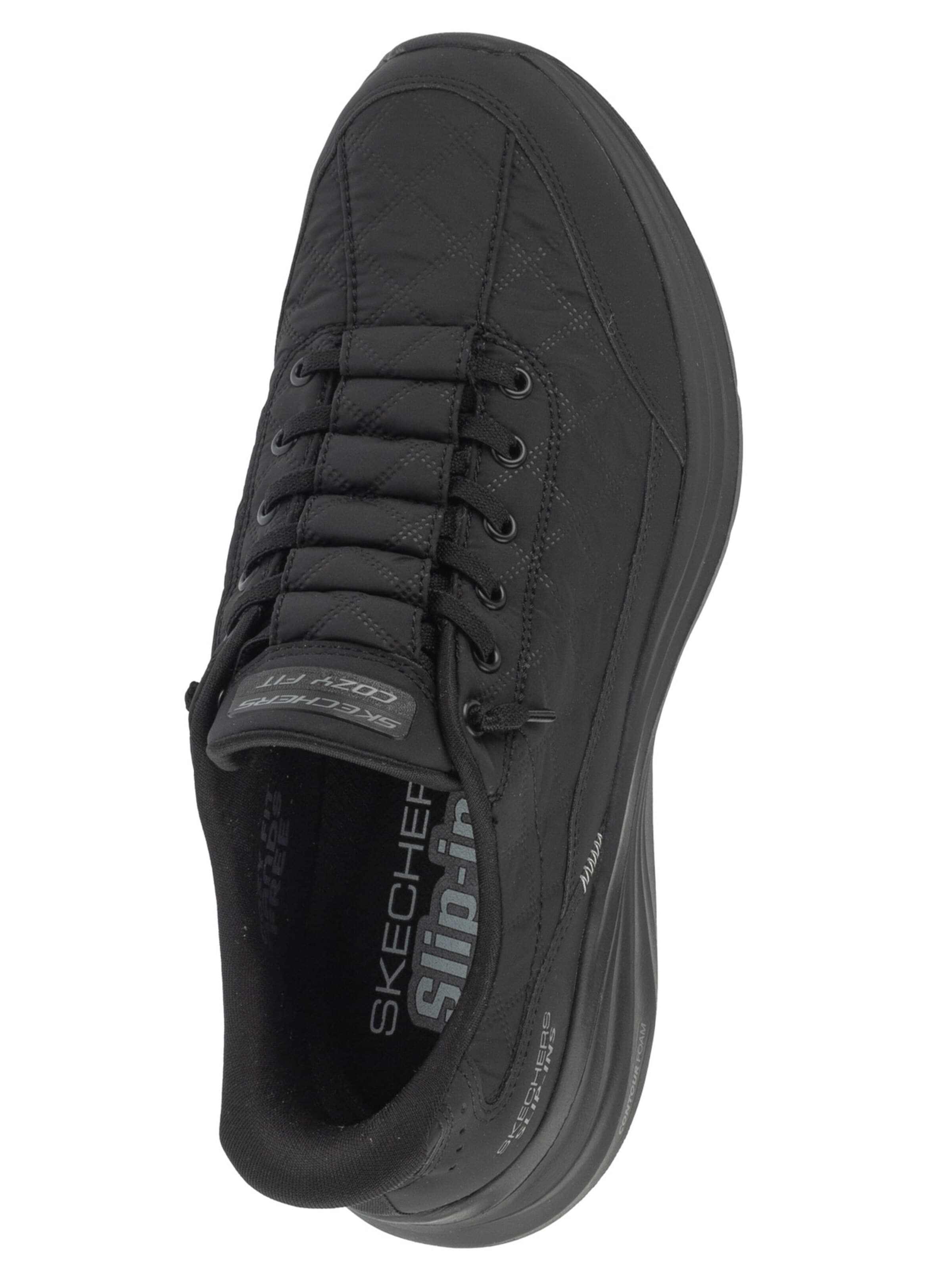 Baskets basses 'Contour Foam - Cozy' SKECHERS en noir
