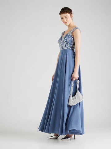 Robe de soirée LUXUAR en bleu