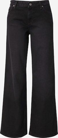 juoda GUESS JEANS Plačios klešnės Džinsai: priekis