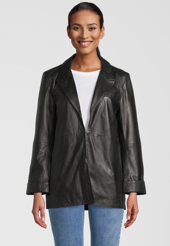 Goosecraft Between-Season Jacket 'Bowie' in Black: front
