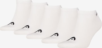 Calzino di HEAD in bianco: frontale