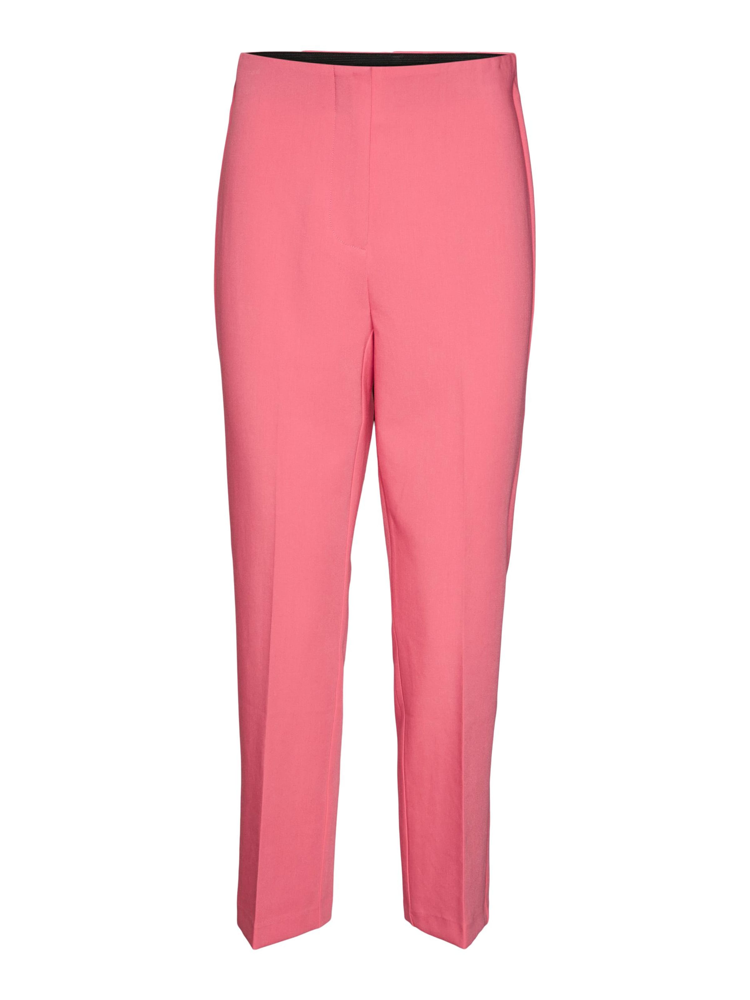 VERO MODA Regular Pleated Pants &#x27;SANDY&#x27; in Pink: front