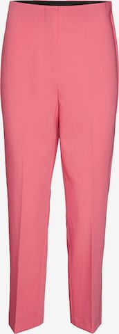 Regular Pantalon à plis 'SANDY' VERO MODA en rose : devant