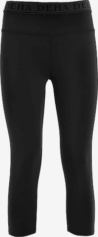 DEHA Slim fit Workout Pants in Black: front