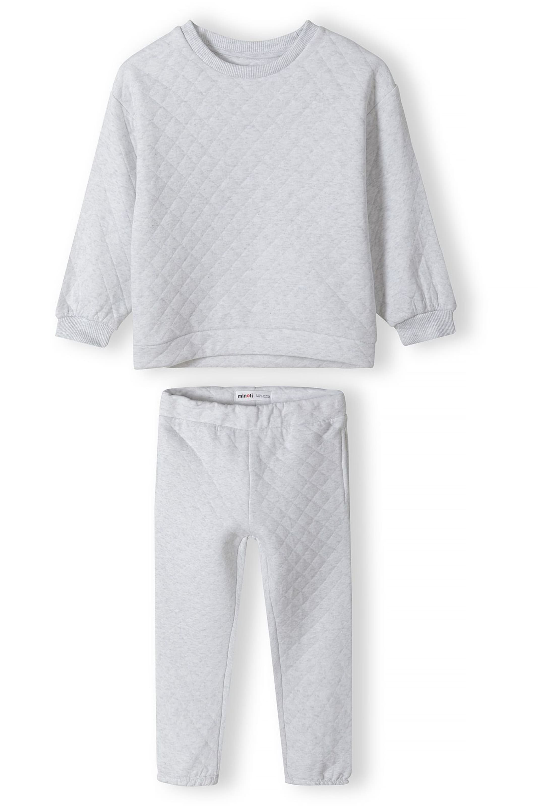 MINOTI Облекло за бягане в сиво: отпред