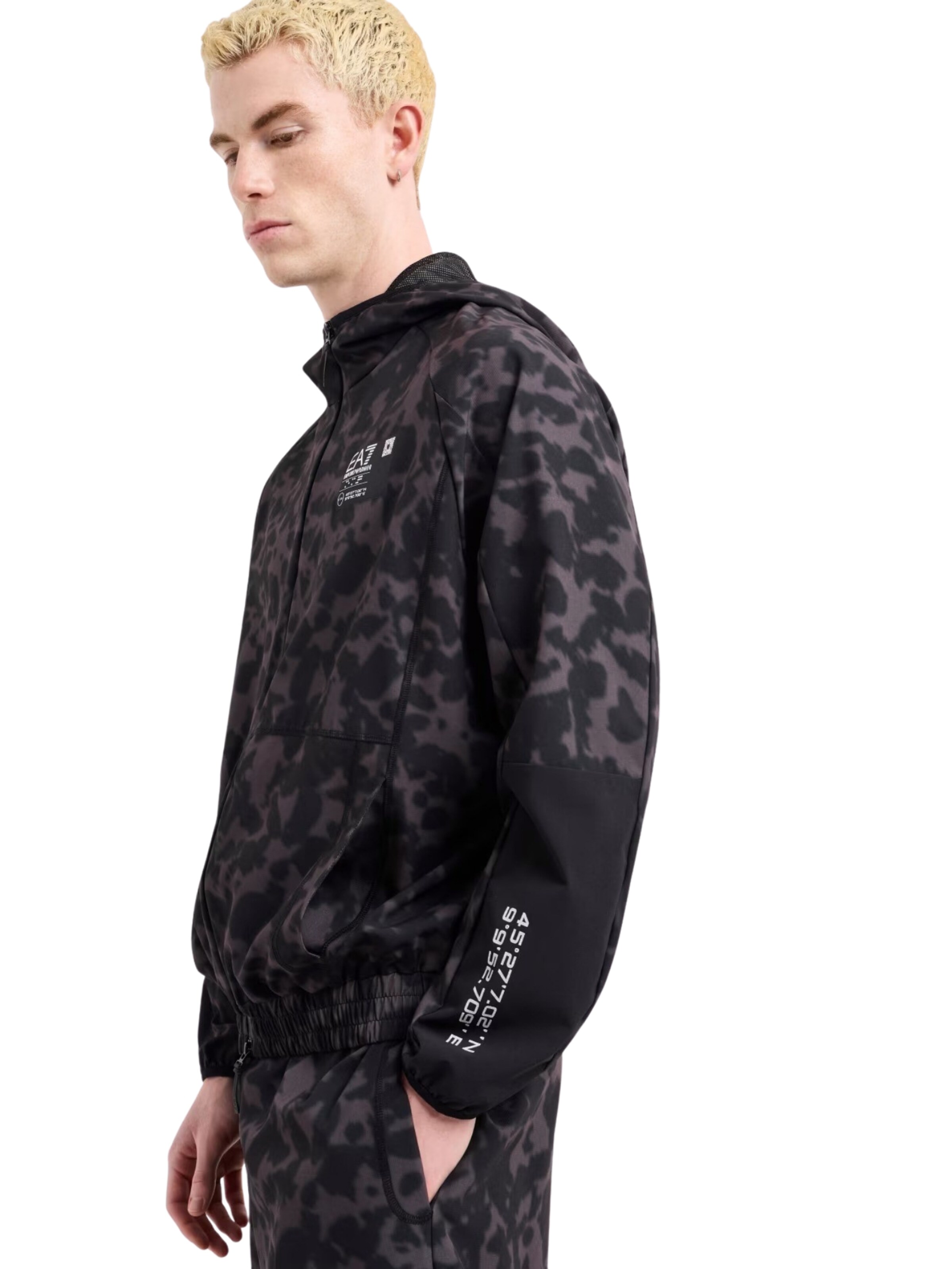 EA7 Emporio Armani Between-Season Jacket 'Visibility' in Grey