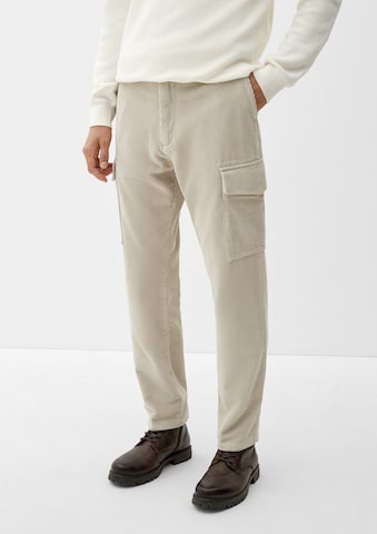 Regular Pantalon s.Oliver en beige : devant