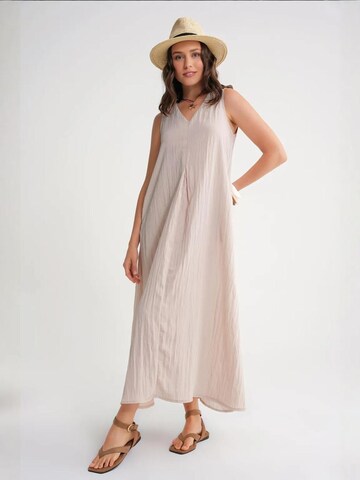MixRay Kleid in Beige