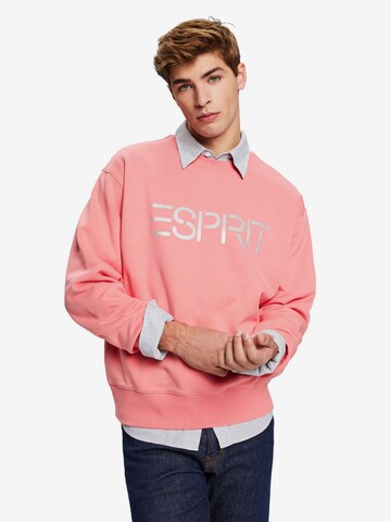 ESPRIT Sweatshirt in Roze: voorkant