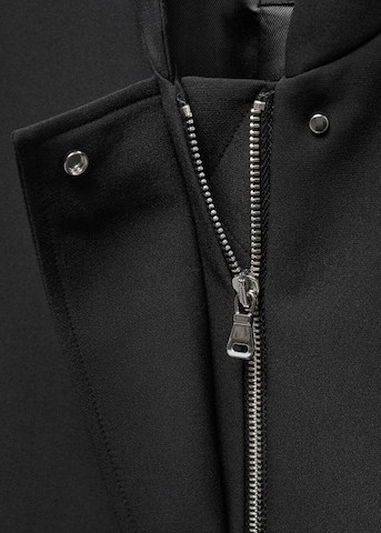 MANGO Prehodna jakna 'Edit' | črna barva