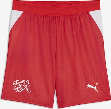 PUMA Sportbroek 'Schweiz 2026' in Rood: voorkant