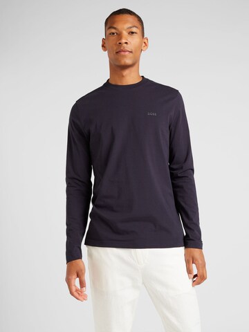 T-Shirt BOSS en bleu : devant