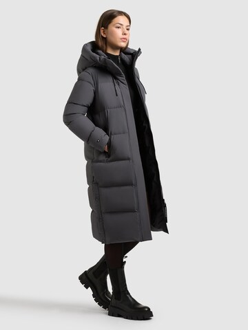 khujo Winter Jacket 'Coulin Matt' in Grey
