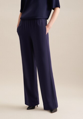 SEIDENSTICKER Loosefit Hose 'Schwarze Rose' in Blau