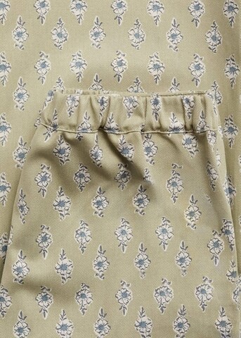 MANGO KIDS Wide Leg Hose 'Mentaset' in Grün