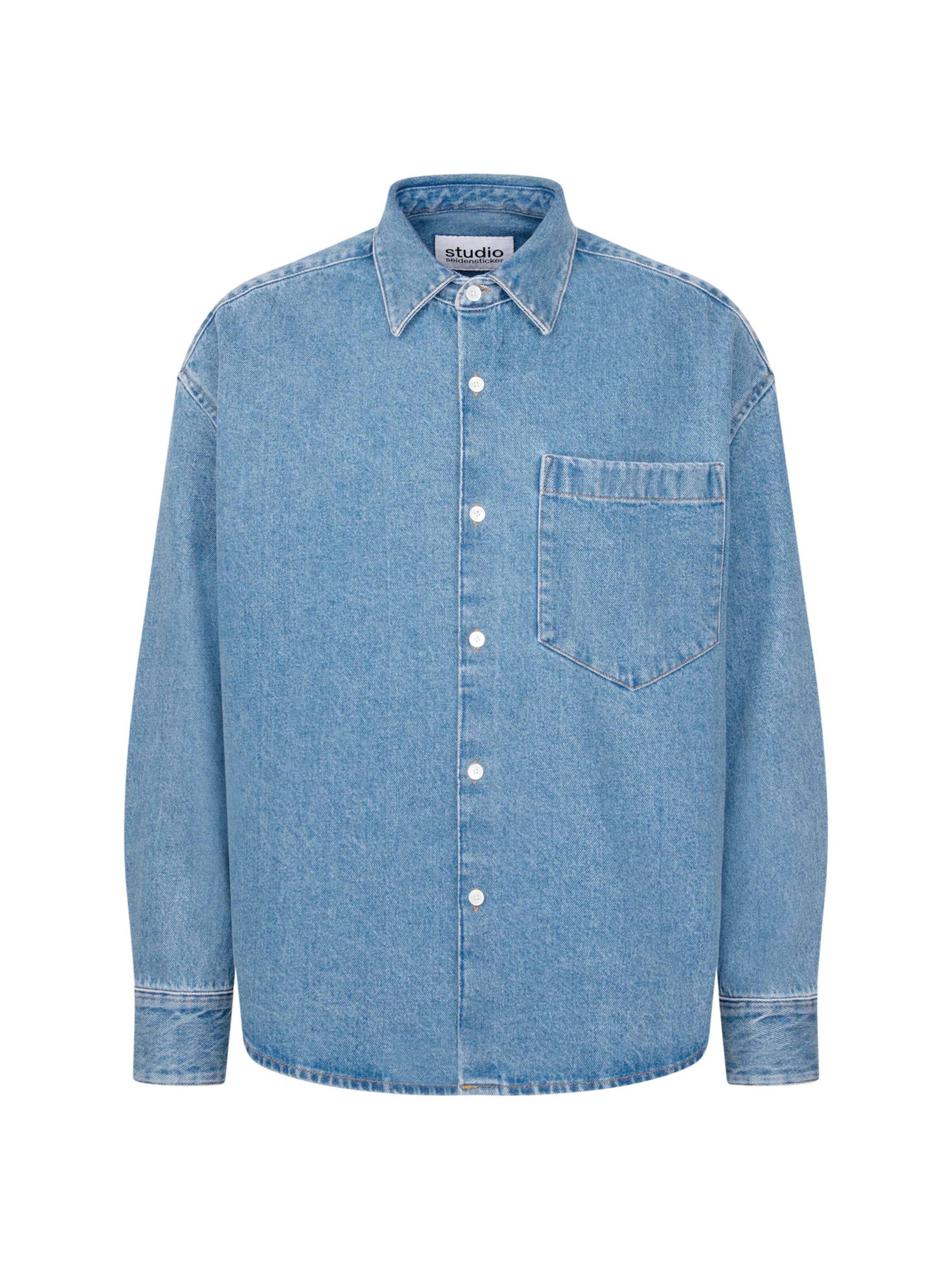 Studio Seidensticker Regular fit Button Up Shirt in Blue