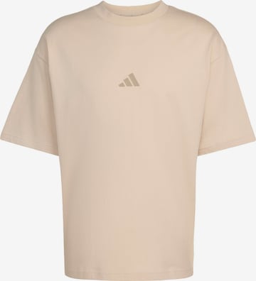 ADIDAS SPORTSWEAR Функционална тениска в бежово: отпред