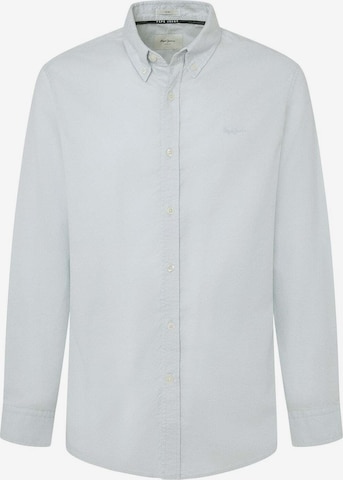 Pepe Jeans Button Up Shirt 'Mallon' in Blue: front
