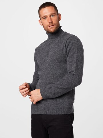 Casual Friday Sweater 'Karl' in Grey: front