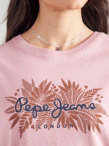 Pepe Jeans Μπλουζάκι 'CRISTINA' σε ροζ