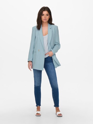 ONLY - Blazer 'Adison-Mago' em azul