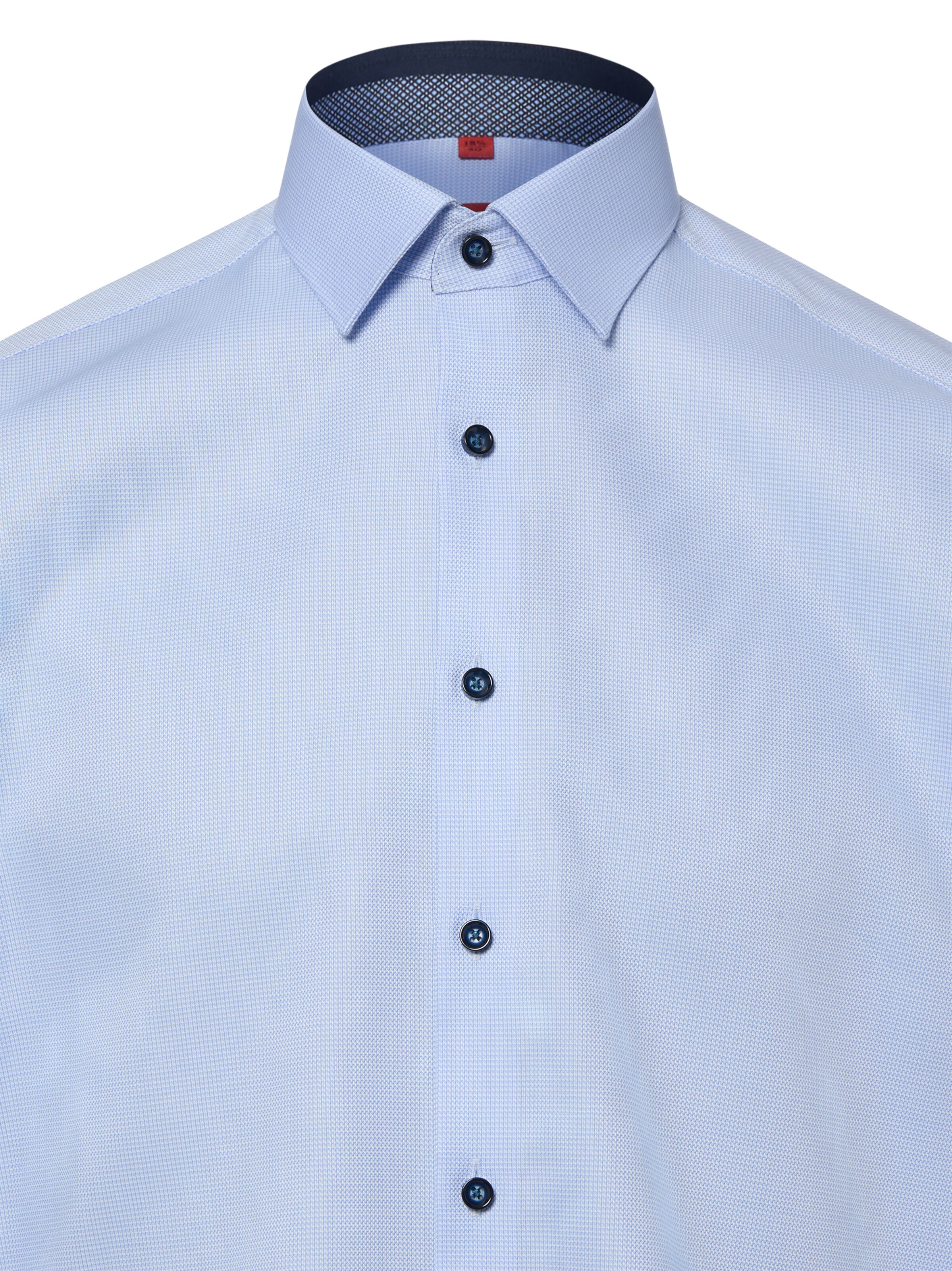 Finshley & Harding Slim fit Button Up Shirt in Blue