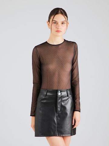 Twinset Shirt body in Zwart: voorkant