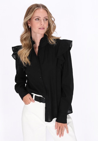 DreiMaster Vintage - Blusa en negro: frente