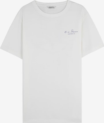 T-Shirt Scalpers en blanc : devant