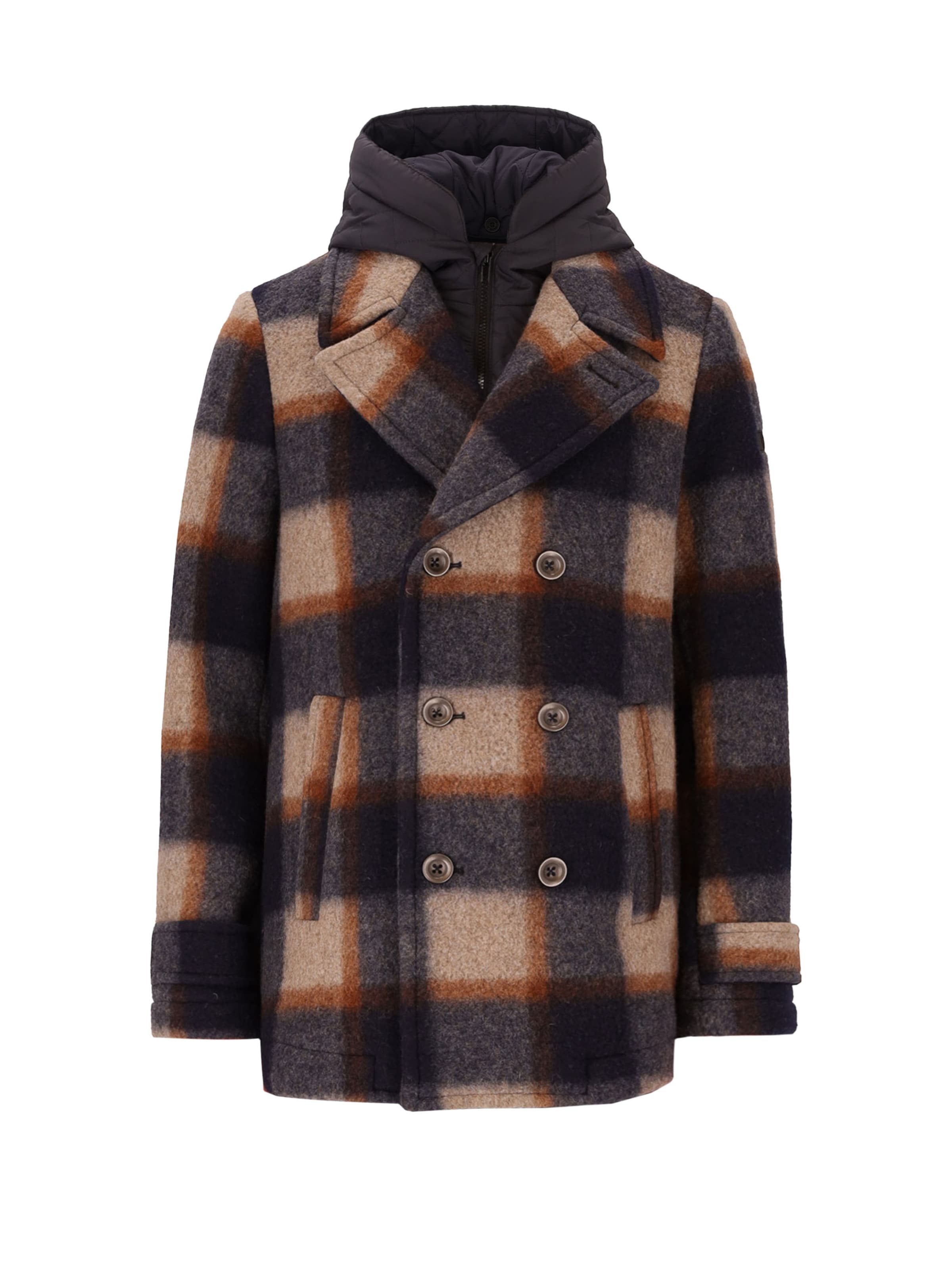 Distretto12 Mantel in Blau: Vorderseite