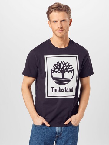 TIMBERLAND Тениска в черно: отпред