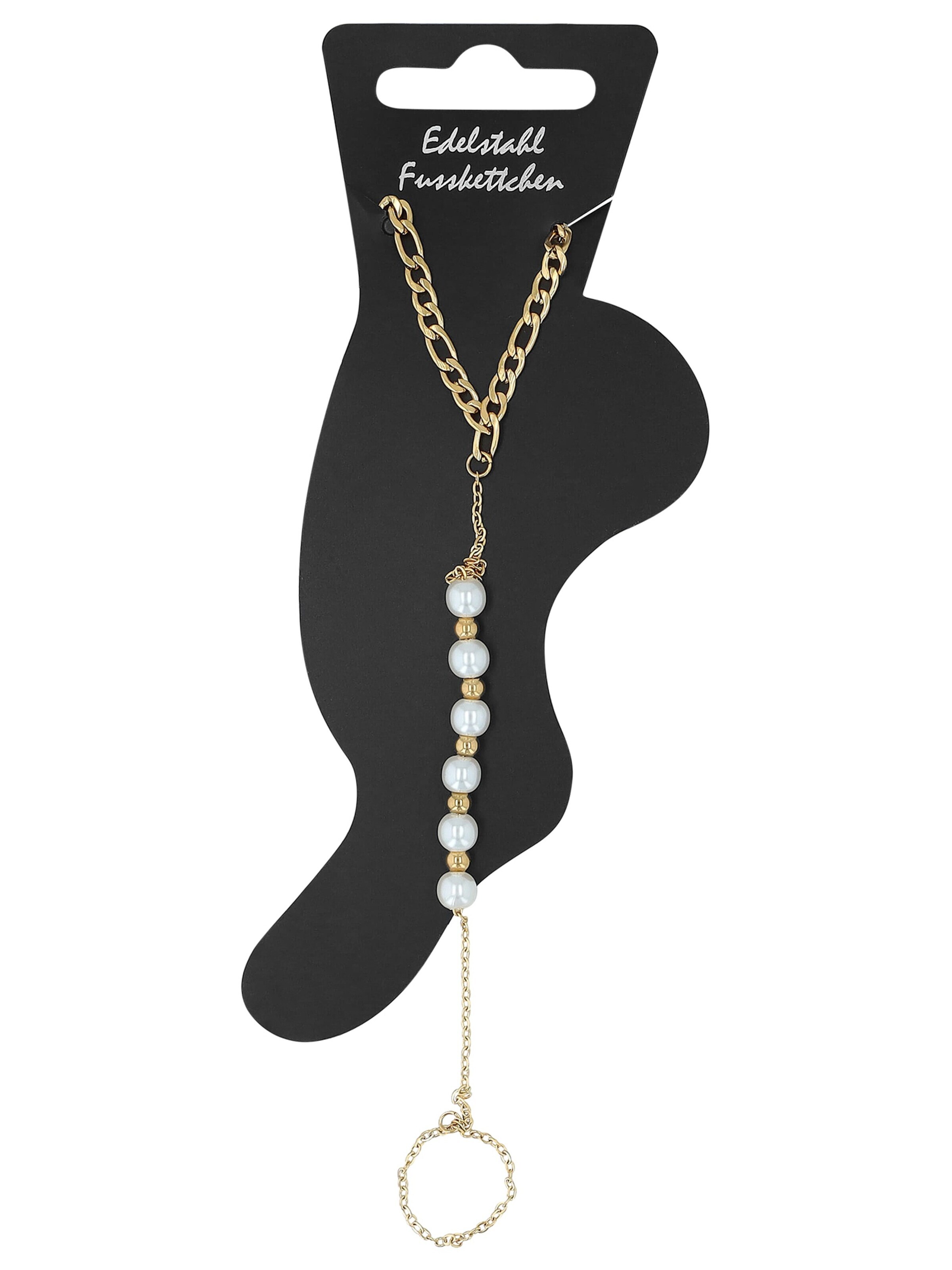 Akzent Foot Jewelry 'Dylane, goldfarbig, langlebig' in Gold: front
