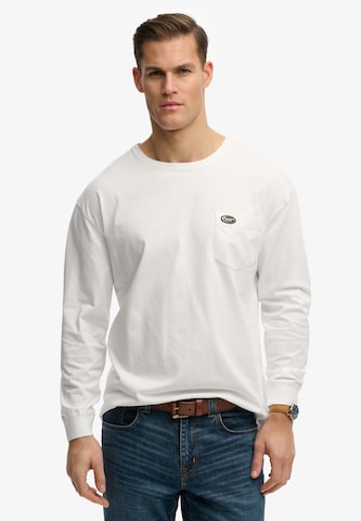 Superdry & Co Shirt in Weiß: Vorderseite
